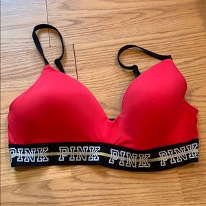 Pink bra